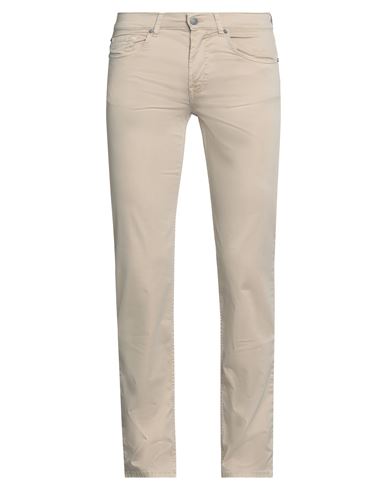 7 For All Mankind Man Pants Beige Size 29 Cotton, Elastane