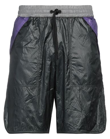 Shop Moncler Man Shorts & Bermuda Shorts Black Size S Polyamide