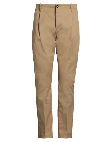Nine In The Morning Man Pants Camel Size 36 Cotton, Polyurethane In Brown