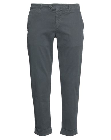 0/zero Construction Man Pants Lead Size 40 Cotton, Lycra, Elastane In Grey