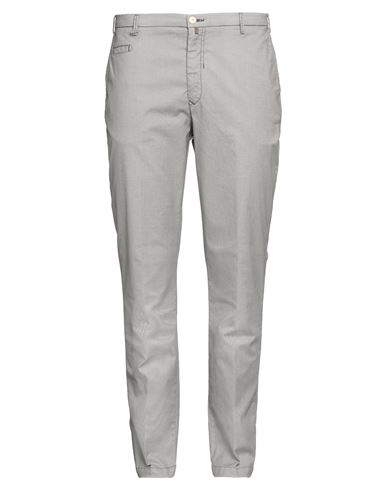 Barbati Man Pants Dove Grey Size 40 Cotton, Polyester, Elastane