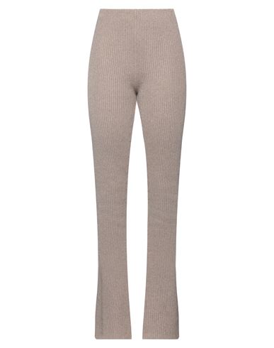Pinko Woman Pants Khaki Size M Viscose, Polyamide, Wool, Cashmere In Beige