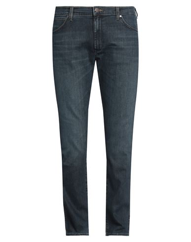 Wrangler Man Denim Pants Blue Size 30w-34l Cotton, Polyester, Elastane