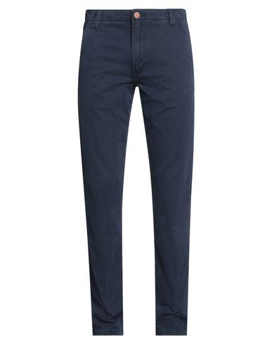Wrangler Man Pants Midnight Blue Size 28w-34l Cotton, Elastane