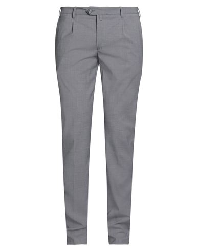 Barbati Man Pants Grey Size 36 Polyester, Viscose, Wool, Elastane