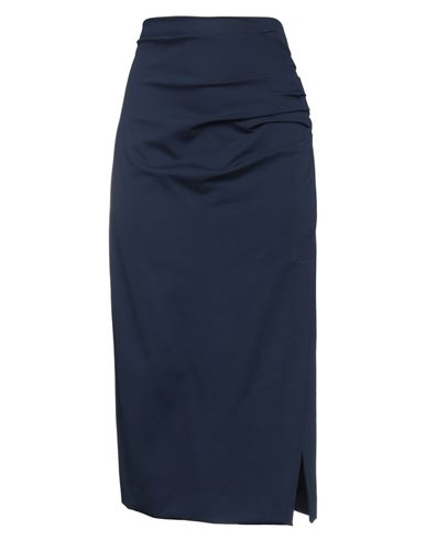 Meimeij Woman Long Skirt Midnight Blue Size 2 Viscose, Polyamide, Elastane