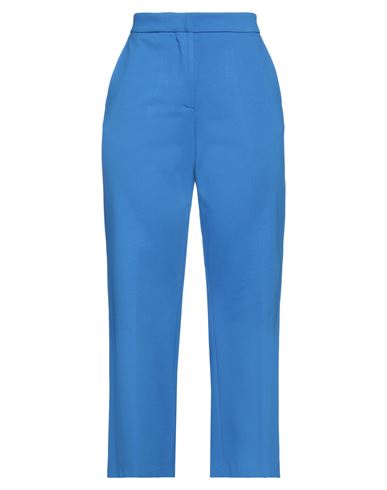 Meimeij Woman Pants Light Blue Size 4 Viscose, Elastane, Polyester, Cotton