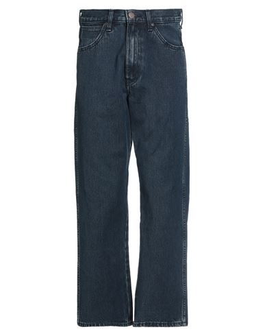 Wrangler Man Denim Pants Blue Size 33w-30l Cotton