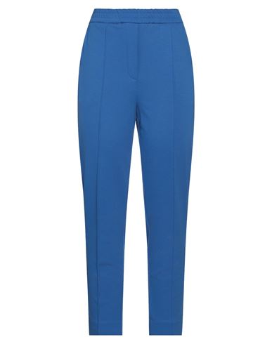 Meimeij Woman Pants Azure Size 8 Viscose, Polyamide, Elastane In Blue