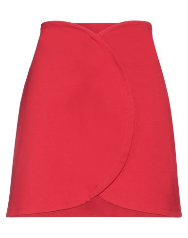 Suoli Woman Mini Skirt Red Size 6 Viscose, Polyamide, Elastane