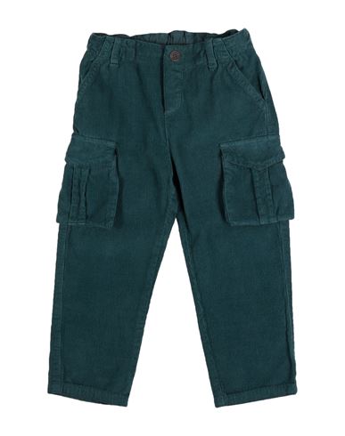 Zhoe & Tobiah Babies'  Toddler Boy Pants Deep Jade Size 4 Cotton In Green