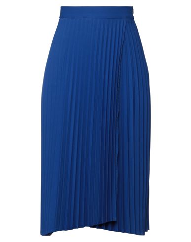 Kaos Woman Midi Skirt Bright Blue Size 8 Polyester, Viscose, Elastane
