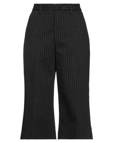 Dondup Woman Cropped Pants Black Size 6 Cotton, Polyester, Elastane