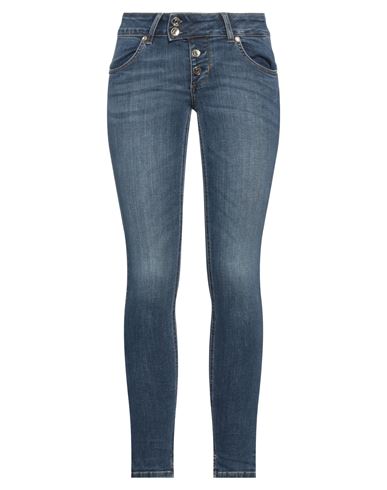 Liu •jo Woman Jeans Blue Size 28w-30l Cotton, Polyester, Elastane