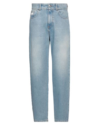 Gcds Blue Cotton Jeans In Blue