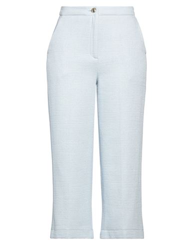 Liu •jo Woman Cropped Pants Sky Blue Size 2 Cotton