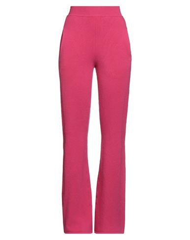 Alberta Ferretti Woman Pants Fuchsia Size 10 Virgin Wool, Cashmere, Polyamide, Elastane