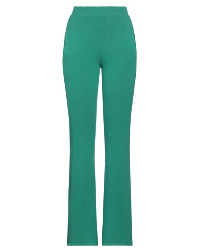 Alberta Ferretti Woman Pants Green Size 2 Virgin Wool, Cashmere, Polyamide, Elastane