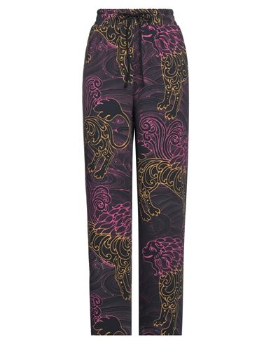 Ottod'ame Woman Pants Midnight Blue Size 4 Polyester