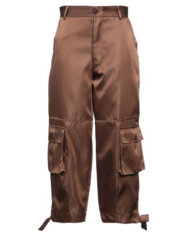 Ottod'ame Woman Pants Brown Size 8 Polyester