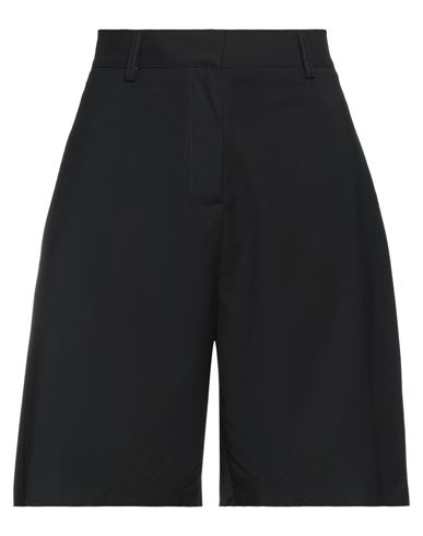 Marsēm Woman Shorts & Bermuda Shorts Black Size 10 Polyester, Viscose, Elastane