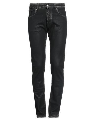 John Richmond Man Jeans Black Size 31 Cotton, Elastane