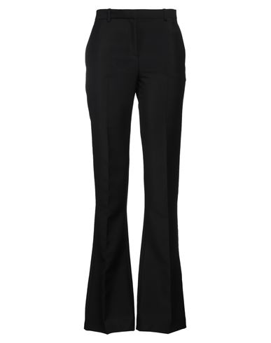 Shop Versace Woman Pants Black Size 6 Mohair Wool, Wool