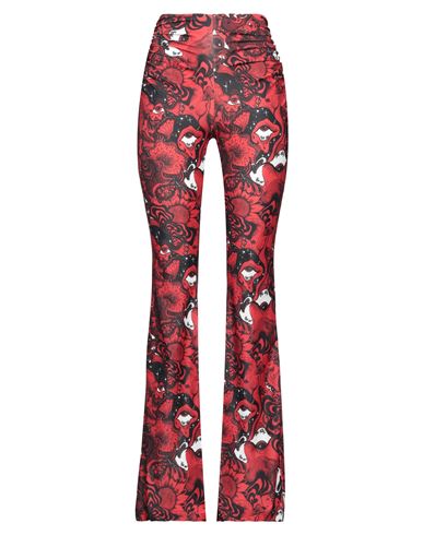 Aniye By Woman Pants Red Size 2 Polyester, Elastane