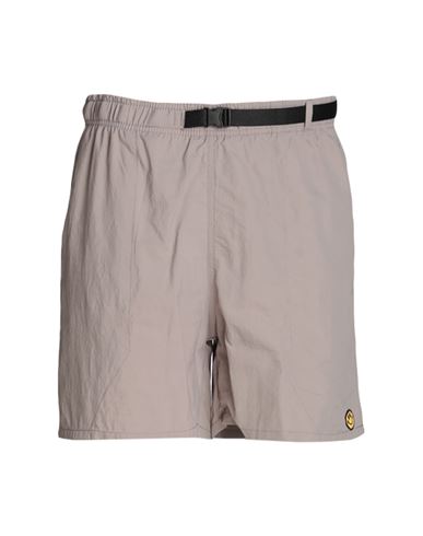 Market Smiley Tech Shorts Man Shorts & Bermuda Shorts Grey Size Xl Nylon