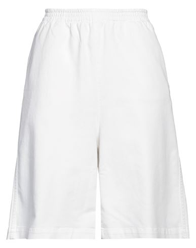 Liviana Conti Woman Shorts & Bermuda Shorts White Size 28 Cotton, Elastane