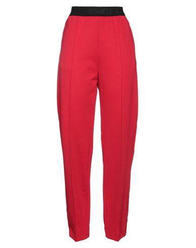 Meimeij Woman Pants Red Size 10 Viscose, Polyamide, Elastane, Cotton