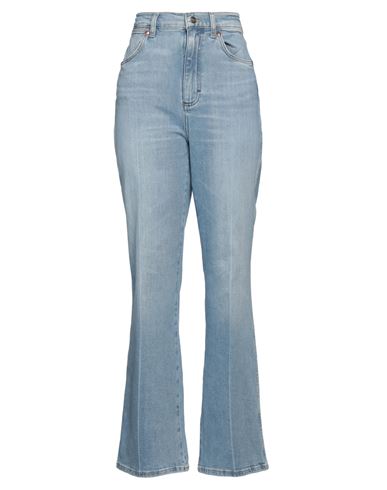 Gant X Wrangler Woman Jeans Blue Size 29w-32l Cotton, Elastane
