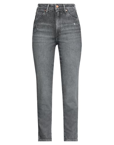 Shop Wrangler Woman Jeans Black Size 30w-32l Cotton, Elastane