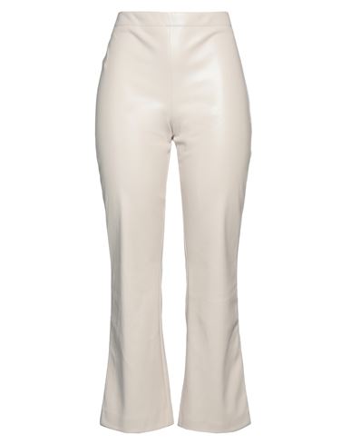 Jucca Woman Pants Cream Size 8 Polyester, Polyurethane In White