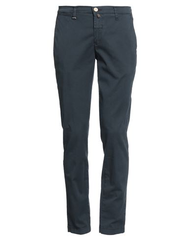 Barbati Man Pants Midnight Blue Size 38 Cotton, Elastane