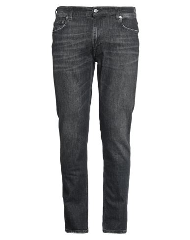 Shop Mauro Grifoni Grifoni Man Jeans Black Size 31 Cotton, Elastane
