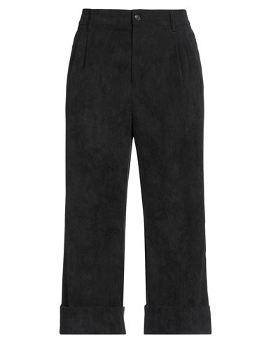 Berwich Woman Pants Black Size 12 Polyester, Polyamide, Elastane
