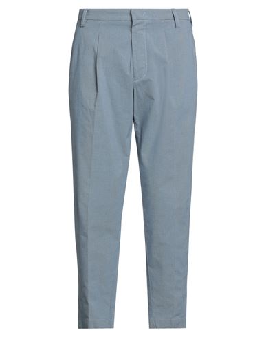 Entre Amis Man Pants Light Blue Size 38 Cotton, Polyester, Elastane