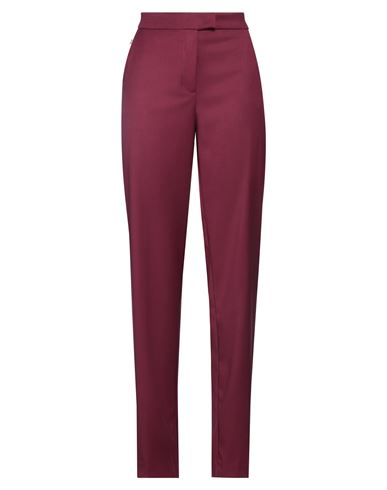 JIJIL JIJIL WOMAN PANTS GARNET SIZE 6 POLYESTER, VISCOSE, ELASTANE