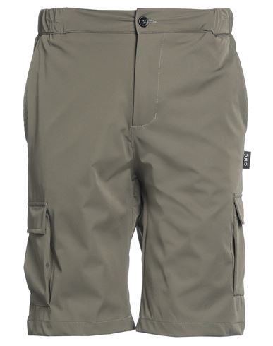 C'n'c' Costume National Man Shorts & Bermuda Shorts Military Green Size 36 Polyamide, Elastane