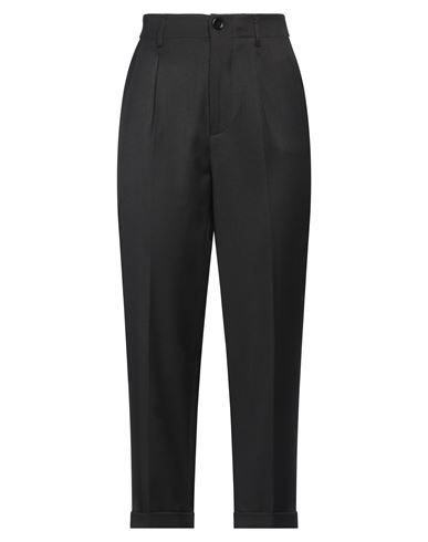Angelo Marani Woman Pants Black Size 10 Polyester, Rayon, Elastane