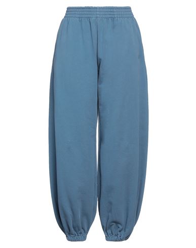 Mm6 Maison Margiela Woman Pants Slate Blue Size S Cotton