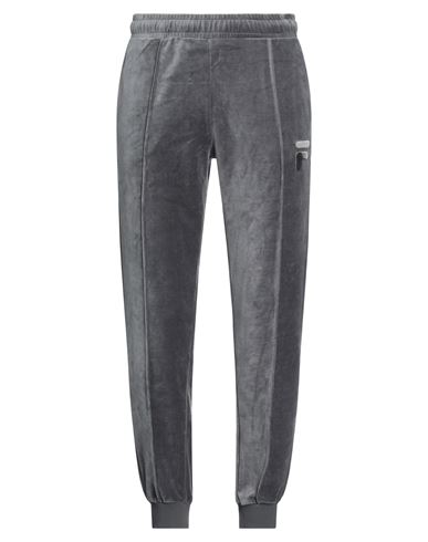 Fila Man Pants Lead Size Xs Cotton, Polyester In Grey