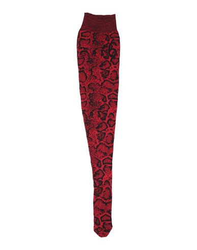 Mm6 Maison Margiela Woman Socks & Hosiery Red Size L Polyamide, Wool, Acrylic