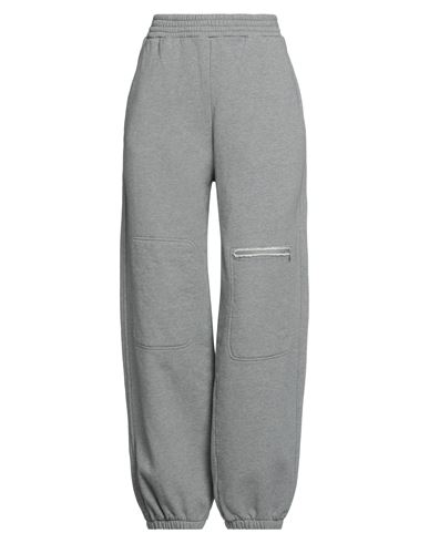 Mm6 Maison Margiela Woman Pants Grey Size L Cotton