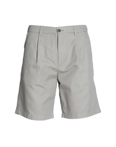 Selected Homme Man Shorts & Bermuda Shorts Sage Green Size Xxl Organic Cotton, Linen