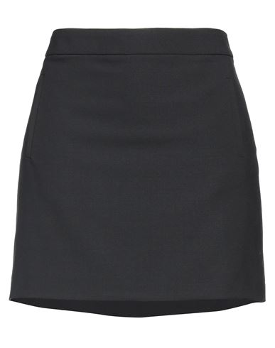 Mauro Grifoni Woman Mini Skirt Midnight Blue Size 6 Polyester, Virgin Wool, Elastane