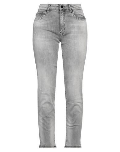 Love Moschino Woman Jeans Grey Size 31 Cotton, Polyester, Elastane