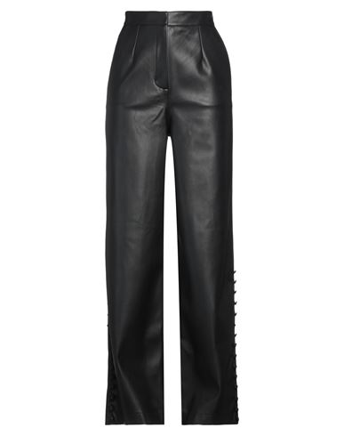 Maria Vittoria Paolillo Mvp Woman Pants Black Size 8 Polyester, Polyurethane
