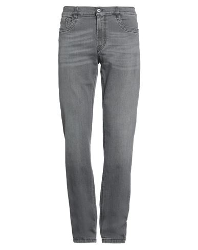 Bikkembergs Man Jeans Grey Size 34 Cotton, Elastomultiester, Elastane